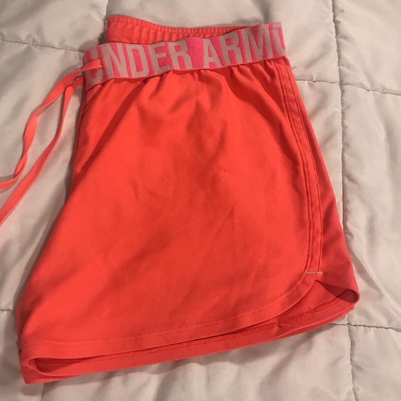 Under Armour Pants - Pink Under Armour Running Shorts